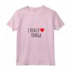 Amo davvero Tonga Maglietta con Collo a V - Moda Casual per Genitori Tongani - Acquista Online