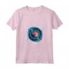 Donna Squalo Azzurro Verdesca Tonga - Maglietta Design Polinesiano al Tramonto - Ideale per Viaggiatori e Appassionati del Mare