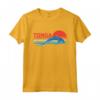 Squalo Verdesca Immersioni a Tonga - Maglietta Vintage Tramonto Grunge - Proteggi gli Squali nella Polinesia