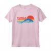Squalo Verdesca Immersioni a Tonga - Maglietta Vintage Tramonto Grunge - Proteggi gli Squali nella Polinesia