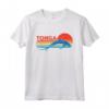 Squalo Verdesca Immersioni a Tonga - Maglietta Vintage Tramonto Grunge - Proteggi gli Squali nella Polinesia