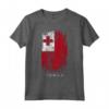 HapTiger - Bandiera Tonga Maglietta Souvenir in Stile Grunge - Ideale come Regalo o Ricordo di Viaggio
