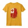 HapTiger - Bandiera Tonga Maglietta Souvenir in Stile Grunge - Ideale come Regalo o Ricordo di Viaggio