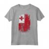HapTiger - Bandiera Tonga Maglietta Souvenir in Stile Grunge - Ideale come Regalo o Ricordo di Viaggio