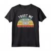 Divertente Regalo di Tonga - Trust Me I'm From Tonga Maglietta - Design Vintage Retrò Tramonto Montagna