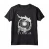Orgoglio di Tonga - Squalo Zebra e Squalo di Barriera Tonga Maglietta - Design Artistico Polinesiano per Uomini, Donne e Bambini - Ideale per Amanti dell'Oceano e della Cultura Tongana