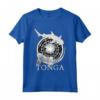 Orgoglio di Tonga - Squalo Zebra e Squalo di Barriera Tonga Maglietta - Design Artistico Polinesiano per Uomini, Donne e Bambini - Ideale per Amanti dell'Oceano e della Cultura Tongana