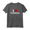 Tonga HapTiger Souvenir I Love Tonga Maglietta - Perfetto Souvenir per Turisti e Orgoglio delle Proprie Origini