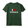 Tonga HapTiger Souvenir I Love Tonga Maglietta - Perfetto Souvenir per Turisti e Orgoglio delle Proprie Origini