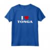 Tonga HapTiger Souvenir I Love Tonga Maglietta - Perfetto Souvenir per Turisti e Orgoglio delle Proprie Origini