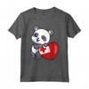 Tonga Cuore Panda Pride Bandiera Tonga Radici Souvenir Maglietta - Ideale per Mostrare l'Orgoglio Tonga e le Radici Tonga
