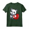Tonga Cuore Panda Pride Bandiera Tonga Radici Souvenir Maglietta - Ideale per Mostrare l'Orgoglio Tonga e le Radici Tonga