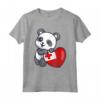 Tonga Cuore Panda Pride Bandiera Tonga Radici Souvenir Maglietta - Ideale per Mostrare l'Orgoglio Tonga e le Radici Tonga