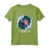 Squalo Martello Regno di Tonga Maglietta - Proteggi gli Abitanti del Mare - Souvenir Polinesiano Grunge