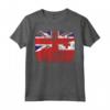 Regno Unito UK Bandiere Tonga | Mezzo Tongan British Roots Maglietta - Abbigliamento con Radici Tongane e Britanniche per Tutta la Famiglia