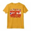 Regno Unito UK Bandiere Tonga | Mezzo Tongan British Roots Maglietta - Abbigliamento con Radici Tongane e Britanniche per Tutta la Famiglia