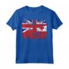 Regno Unito UK Bandiere Tonga | Mezzo Tongan British Roots Maglietta - Abbigliamento con Radici Tongane e Britanniche per Tutta la Famiglia