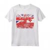 Regno Unito UK Bandiere Tonga | Mezzo Tongan British Roots Maglietta - Abbigliamento con Radici Tongane e Britanniche per Tutta la Famiglia