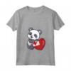 Donna Tonga Cuore Panda Pride Bandiera Tonga Radici Tonga Souvenir Maglietta con Collo a V - Ideale per Mostrare il Tuo Orgoglio Tonga e le Tue Radici Tonga