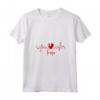 Donna Tonga Heartbeat Flag Pride - Maglietta Souvenir con Collo a V per le Radici Tongane - Ideale per Mostrare l'Orgoglio Tongano