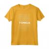 Isola minimalista - Modern Tonga Maglietta per Amanti dell'Isola Tonga - Ideale per Compleanni e Natale