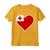 Tonga Bandiera Cuore - Love Tonga Maglietta per Celebrazioni dell'Indipendenza - Ideale per Regali di Compleanno e Viaggi a Tonga