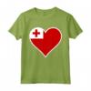 Tonga Bandiera Cuore - Love Tonga Maglietta per Celebrazioni dell'Indipendenza - Ideale per Regali di Compleanno e Viaggi a Tonga