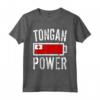 Bandiera Tonga | Maglietta Tongan Power Battery orgogliosa - Ideale per l'allenamento sportivo e come regalo unico per Natale o compleanno