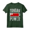 Bandiera Tonga | Maglietta Tongan Power Battery orgogliosa - Ideale per l'allenamento sportivo e come regalo unico per Natale o compleanno