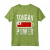 Bandiera Tonga | Maglietta Tongan Power Battery orgogliosa - Ideale per l'allenamento sportivo e come regalo unico per Natale o compleanno