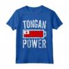 Bandiera Tonga | Maglietta Tongan Power Battery orgogliosa - Ideale per l'allenamento sportivo e come regalo unico per Natale o compleanno