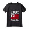 Donna Tonga Flag Souvenir - Se perso mandami a Tonga Maglietta con Collo a V - Ideale come Regalo per gli Amanti di Tonga o per chi ha Radici Tongane