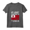 Donna Tonga Flag Souvenir - Se perso mandami a Tonga Maglietta con Collo a V - Ideale come Regalo per gli Amanti di Tonga o per chi ha Radici Tongane