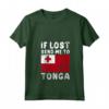 Donna Tonga Flag Souvenir - Se perso mandami a Tonga Maglietta con Collo a V - Ideale come Regalo per gli Amanti di Tonga o per chi ha Radici Tongane