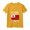 Donna Tonga Flag Souvenir - Se perso mandami a Tonga Maglietta con Collo a V - Ideale come Regalo per gli Amanti di Tonga o per chi ha Radici Tongane