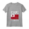 Donna Tonga Flag Souvenir - Se perso mandami a Tonga Maglietta con Collo a V - Ideale come Regalo per gli Amanti di Tonga o per chi ha Radici Tongane