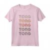 Love Heart Tong Tee Grunge Vintage Style - Nero Tong Maglietta Regalo per Feste Speciali come Compleanno e Natale
