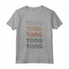 Love Heart Tong Tee Grunge Vintage Style - Nero Tong Maglietta Regalo per Feste Speciali come Compleanno e Natale