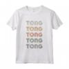 Love Heart Tong Tee Grunge Vintage Style - Nero Tong Maglietta Regalo per Feste Speciali come Compleanno e Natale