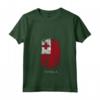 Donna HapTiger - Bandiera Paese Tonga Maglietta con Collo a V - Souvenir Tonga Stile Grunge per Appassionati di Viaggi