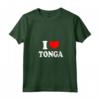 Donna Tonga - Amo Tonga Maglietta con Collo a V - Abbigliamento Personalizzato I Love Tonga