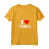 Donna Tonga - Amo Tonga Maglietta con Collo a V - Abbigliamento Personalizzato I Love Tonga