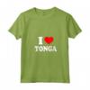 Donna Tonga - Amo Tonga Maglietta con Collo a V - Abbigliamento Personalizzato I Love Tonga