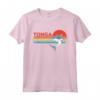 Squalo bianco Immersioni a Tonga Maglietta - Design Grunge Tramonto Vintage - Ideale per Amanti della Natura Marina