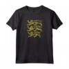 HapTiger THREE LIONS COAT OF ARMS BANNER Maglietta - Support the England National Team with this Classic Tee - Lightweight and Durable
