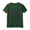 HapTiger Talk To Me Goose Bold Text Stack Maglietta - Officially Licensed Top Gun Quote T-Shirt for Men and Women