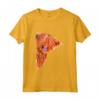 Highland CoW PRiNT T-SHiRT ToP 'PeeKaBOO ' Maglietta - Mucca delle Highland - Maglietta Artistica Unica per Adulti e Bambini
