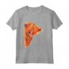 Highland CoW PRiNT T-SHiRT ToP 'PeeKaBOO ' Maglietta - Mucca delle Highland - Maglietta Artistica Unica per Adulti e Bambini