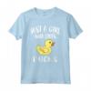 Just A Girl Who Loves Ducks - Maglietta Duck Owner per Amanti degli Animali - Idea Regalo HapTiger