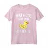 Just A Girl Who Loves Ducks - Maglietta Duck Owner per Amanti degli Animali - Idea Regalo HapTiger